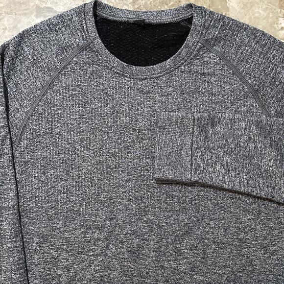 lululemon athletica Other - Lululemon Sweatshirt Mens Medium Grey Engineered Warmth Wool Blend MC3DES